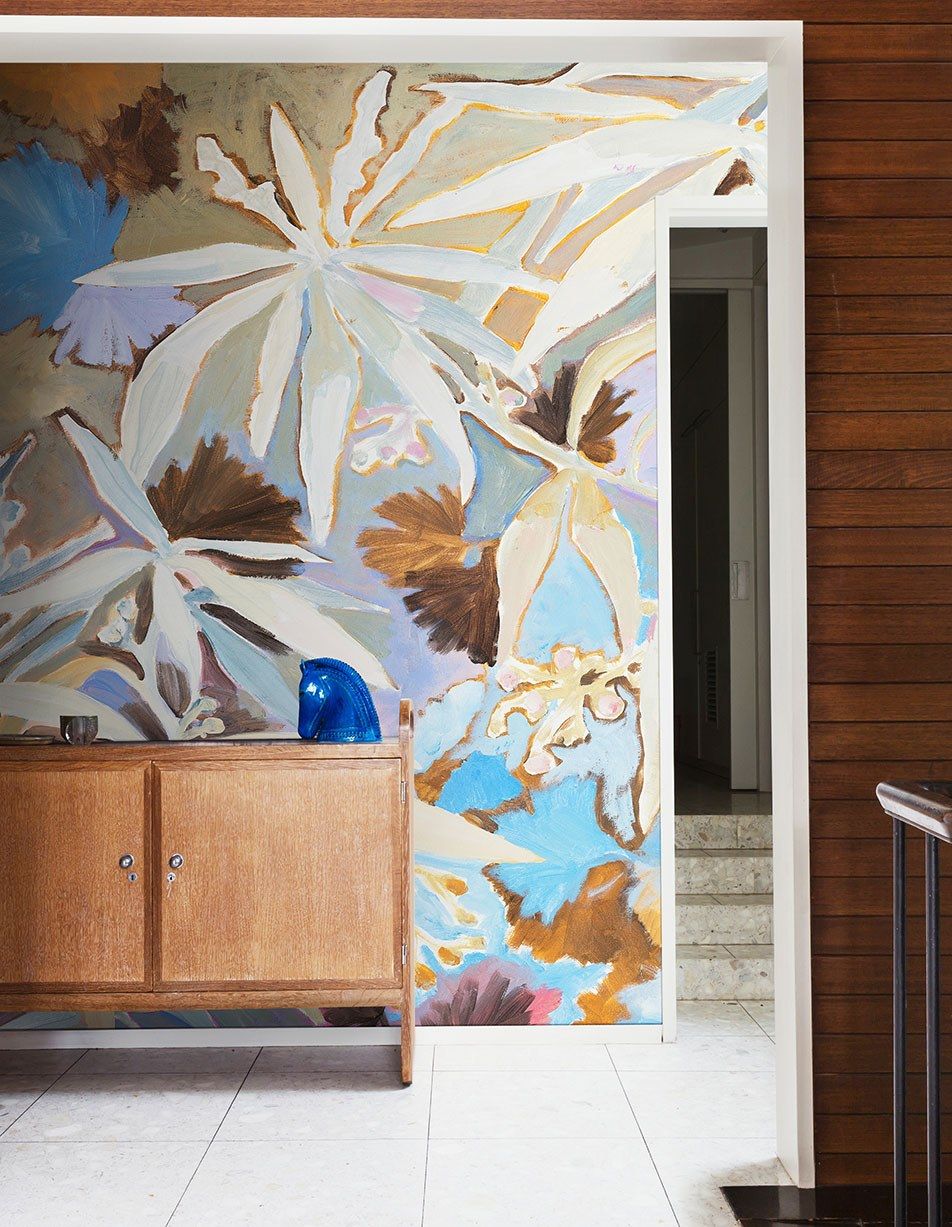 Тропические обои ПВХ бесплатно, экологически чистые, моющиеся WallPepper KALEIDO ARCH-00097320