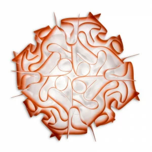 Светильник настенно-потолочный красный Veli Medium Chilli VEL78PLF0002R_000 SLAMP  00-3882836 Красный