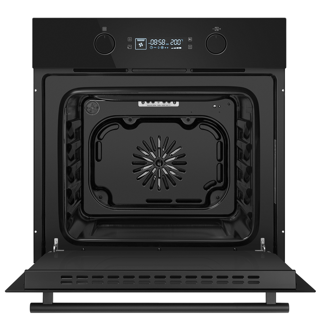9100951 Электрический духовой шкаф HOMSair OEM606BK2 черный STDN-0068462 - Вид №2