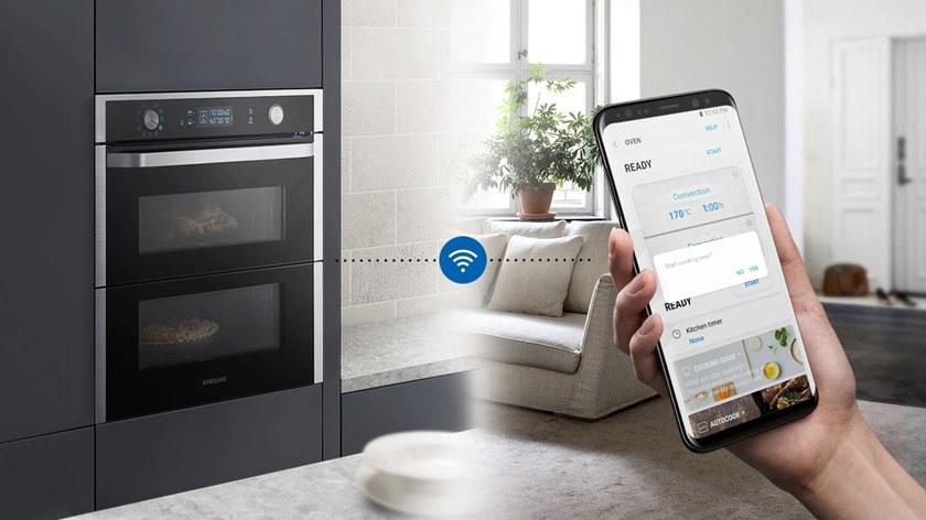 Samsung Home Appliances Двойная электрическая многофункциональная духовка класса а +  Nv75n7677rs  - Вид №17