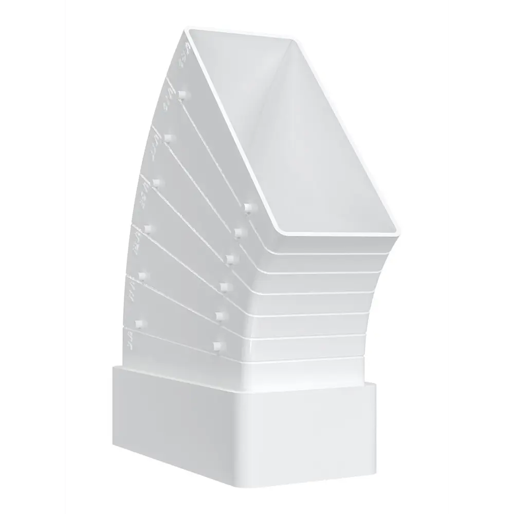 Колено разноугловое Fonet 55x110 мм пластик STLM-2094371 - Вид №1