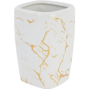 Стакан Vidage Marmo Dorato керамика цвет белый