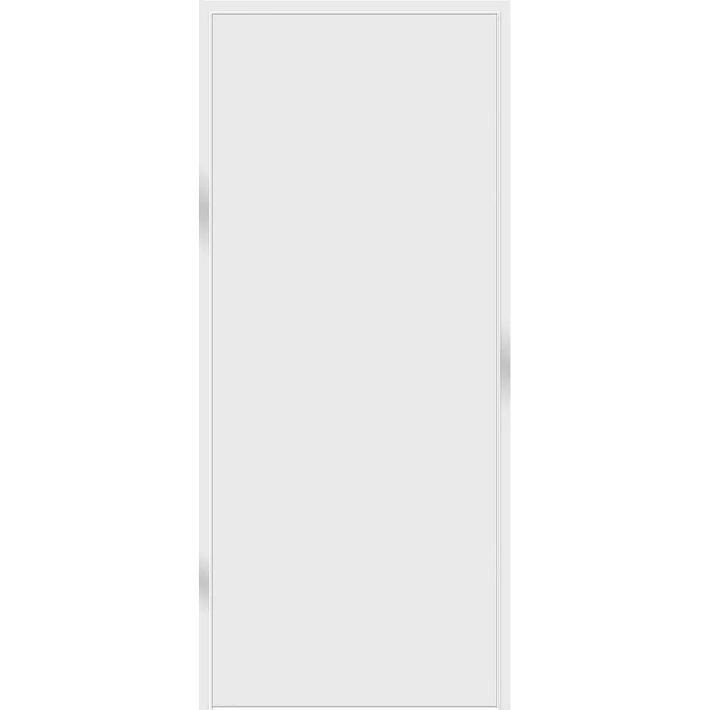Дверь межкомнатная глухая Invisible Opt 60x200 см левая алюминий цвет белый VELLDORIS STLM-2110097