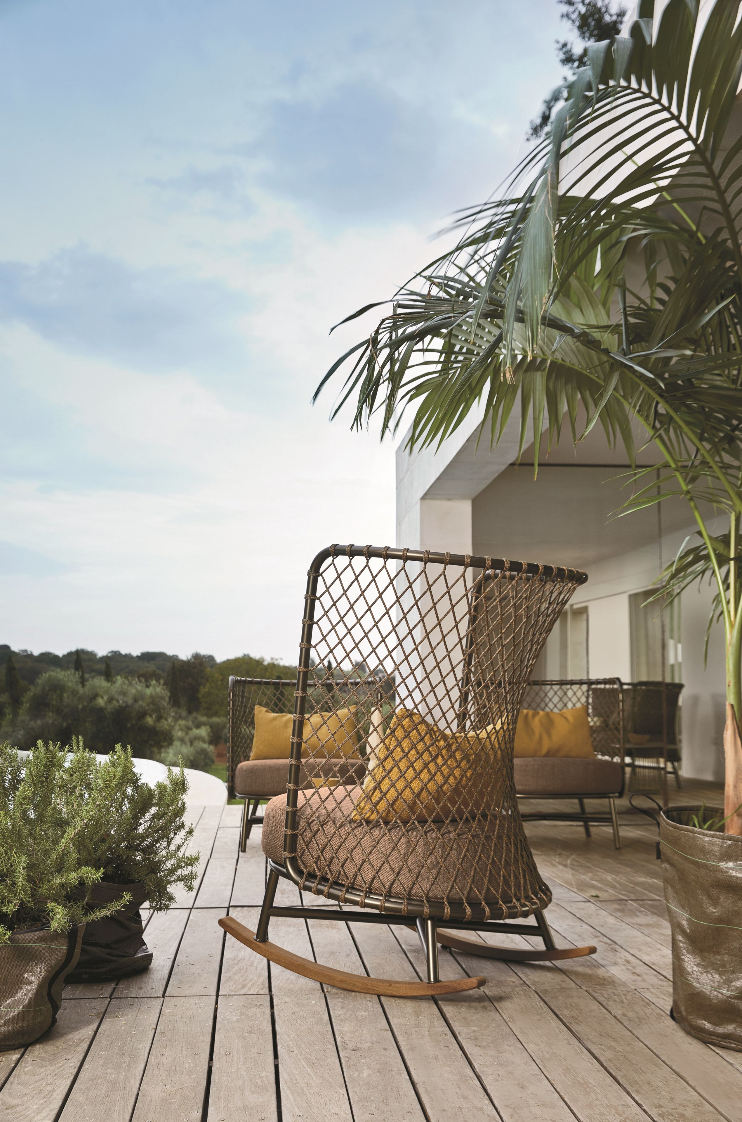 Плетеное кресло с полиэфирной веревкой Roberti Charme ARCH-00065639 - Вид №4