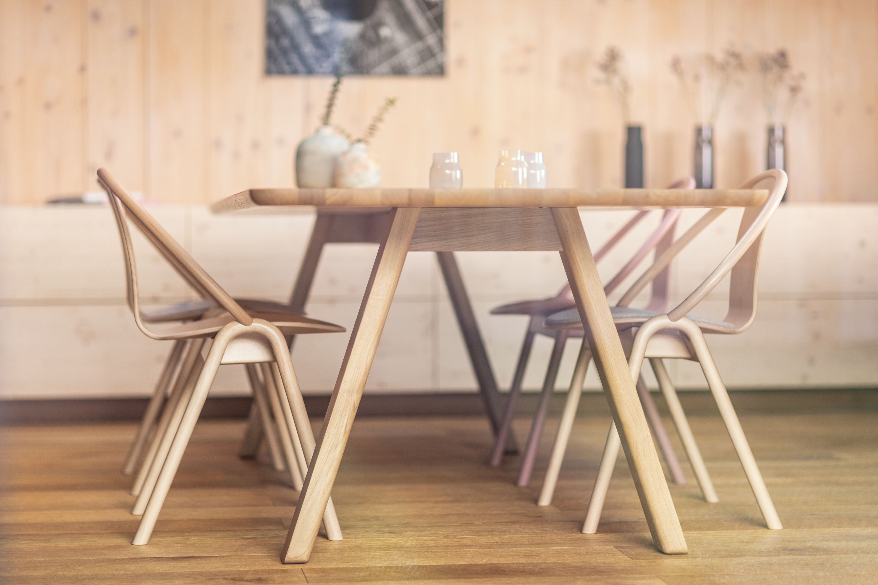 Деревянный штабелируемый стул с подлокотниками TON AGAIN ARCH-00050052 - Вид №9