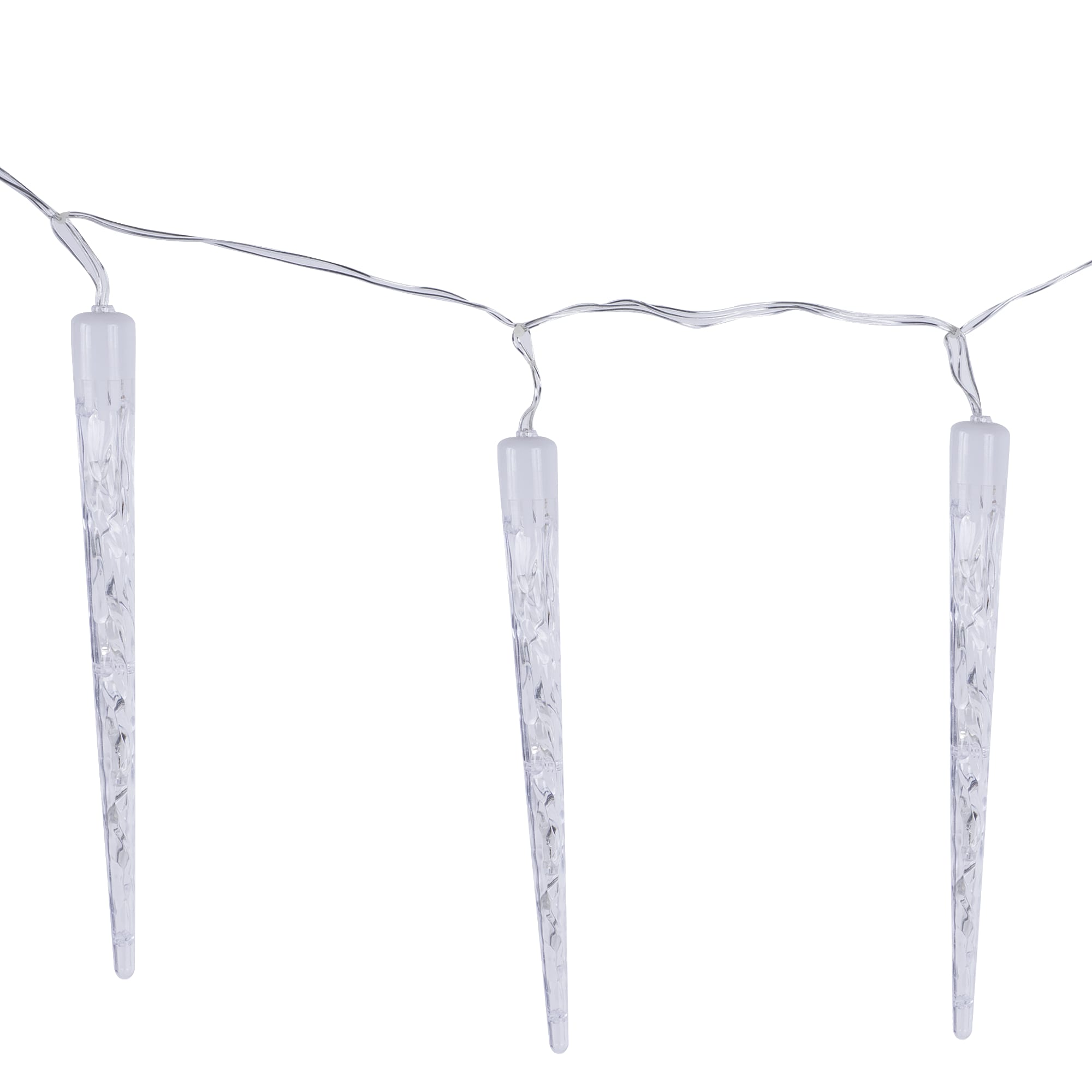 82061432 Электрогирлянда наружная «Сосульки» 20 м 40 LED холодный белый Santreyd  - Вид №1