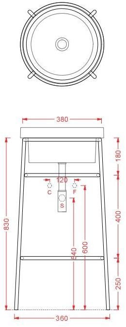 Artceram Тумба под умывальник из металла с вешалкой для полотенец Fuori scala sun-id-1388704 - Вид №4