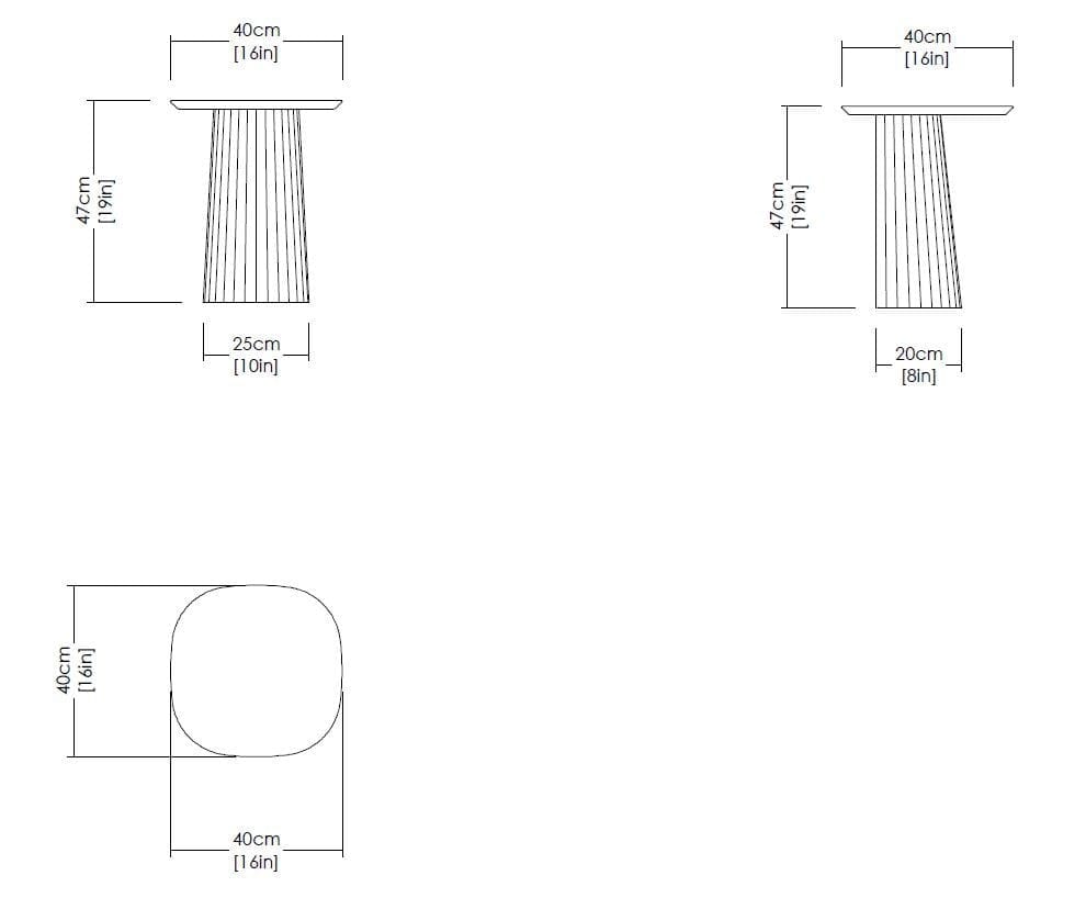 Бетонный журнальный столик In Stock форма и цемент ARCH-00065265 - Вид №2