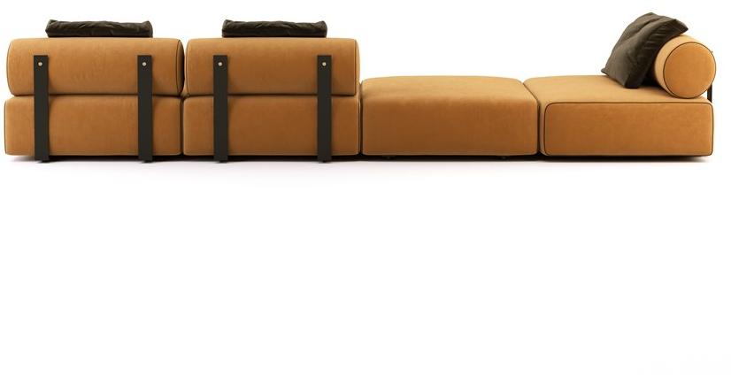 Domkapa Модульный тканевый диван с шезлонгом sun-id-1455511 - Вид №4