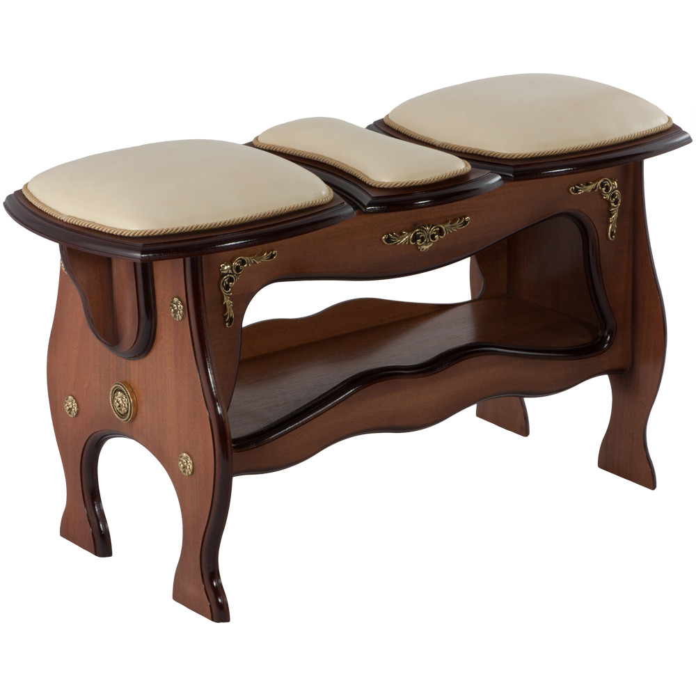 11138 Скамья 3-секционная большая Ваниль BOGACHO 4627170345326