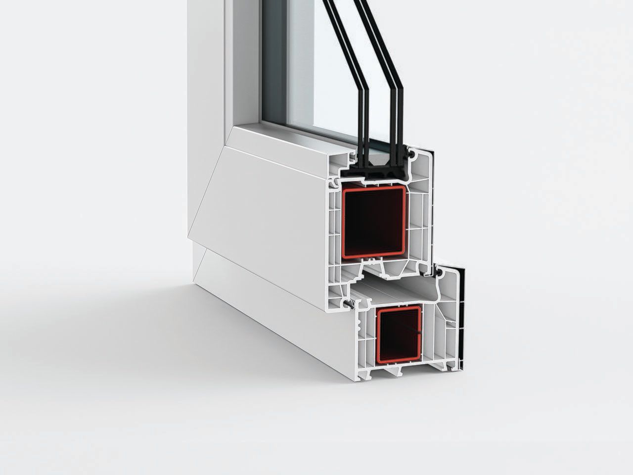 Двери из ПВХ / алюминия DQG - Diquigiovanni DQG 85 SMART PORTONCINI ARCH-00130229 - Вид №1