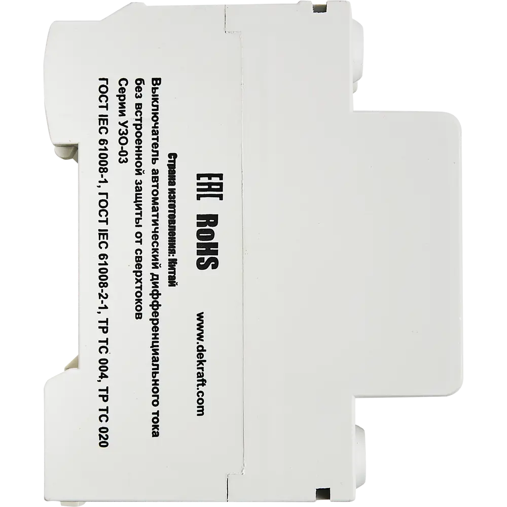 УЗО DEKraft ВДТ-03 4P 40А 300мА - защита от токов утечки и возгораний 88461154 STLM-1101211 - Вид №3