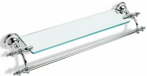 Stilhaus Держатель для полотенец / полка для ванной из матового стекла Elite El33