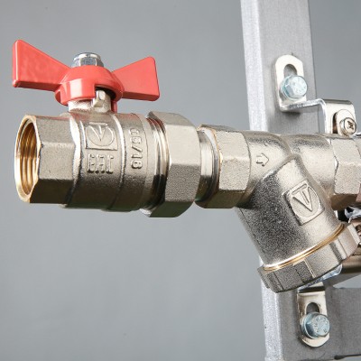 VT.GPM.06S04.R8 Узел этажный для поквартирного учета тепловой энергии Valtec 1", 8 вых., ввод справа  - Вид №7