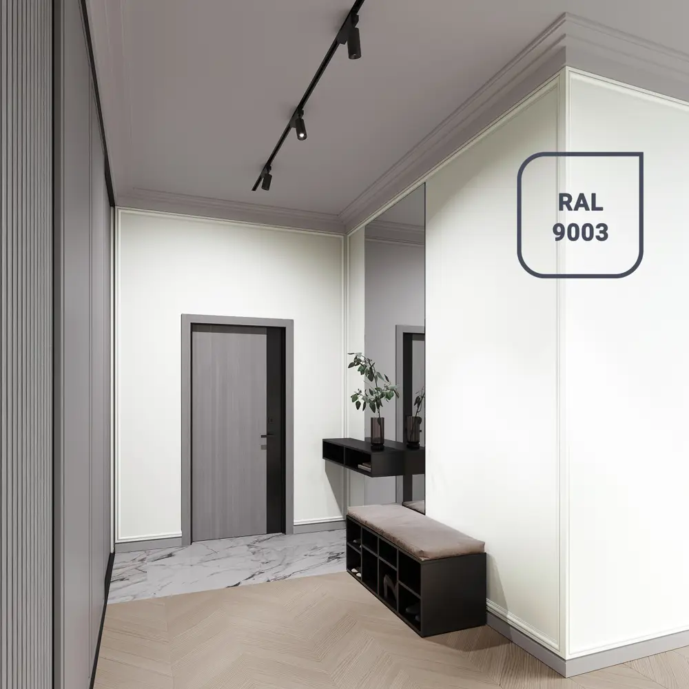 Краска латексная Olimp моющаяся матовая цвет белый база А 10 л STLM-2141990 - Вид №24