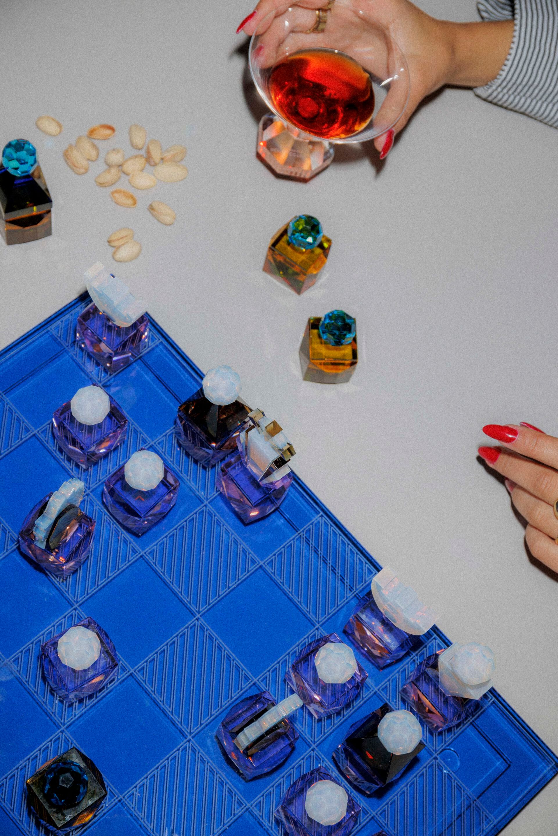 Кристаллическая шахматная доска Reflections Copenhagen Amuse ARCH-00074852 - Вид №3