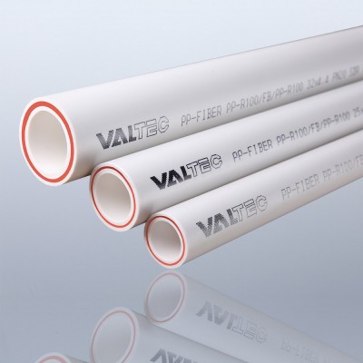 VTp.700.FB20.32 Полипропиленовая труба, армированная стекловолокном VALTEC PP-FIBER PN 20 Valtec 32 мм, по 2 м  - Вид №1