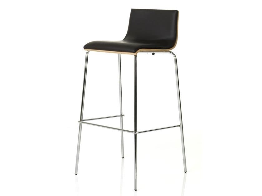 Штабелируемый стул из стали и дерева ALMA DESIGN Anouk ARCH-00078689 - Вид №2