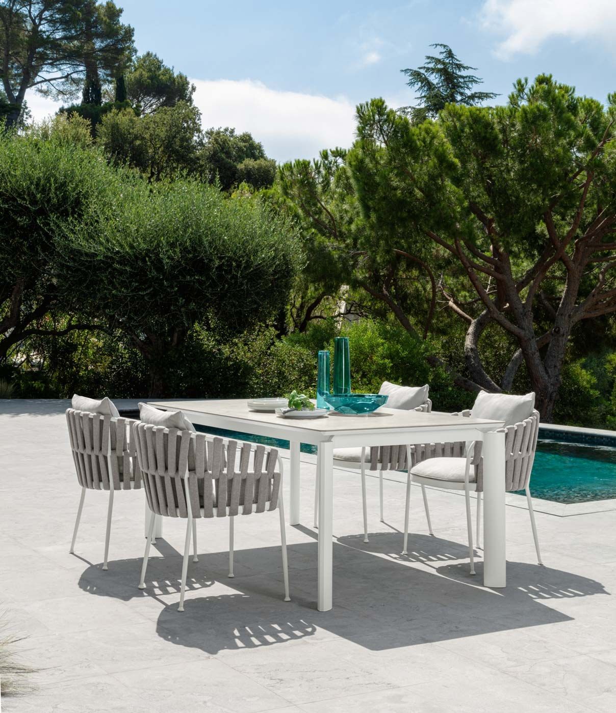 Тканевый мягкий садовый стул с подлокотниками Talenti ARCH-00012486