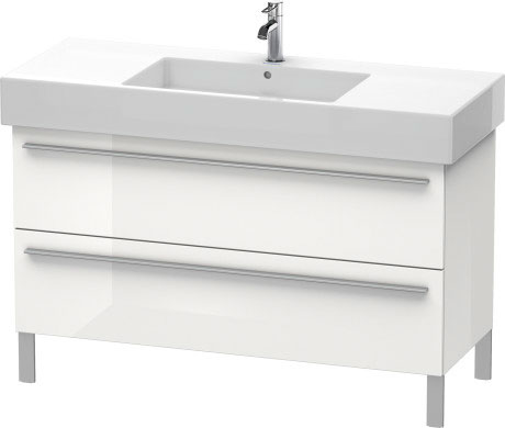 XL654502222 Тумбочка напольная X-Large #XL6545 1200 x 470 мм Белый глянцевый декор Duravit - Вид №2