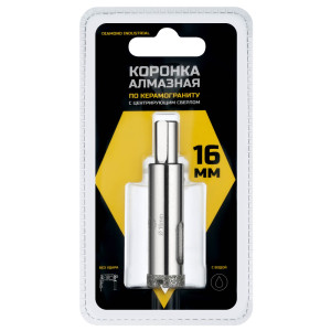 91268341 Коронка алмазная по керамограниту DIDCSC016 16 мм STLM-0529203 DIAMOND INDUSTRIAL