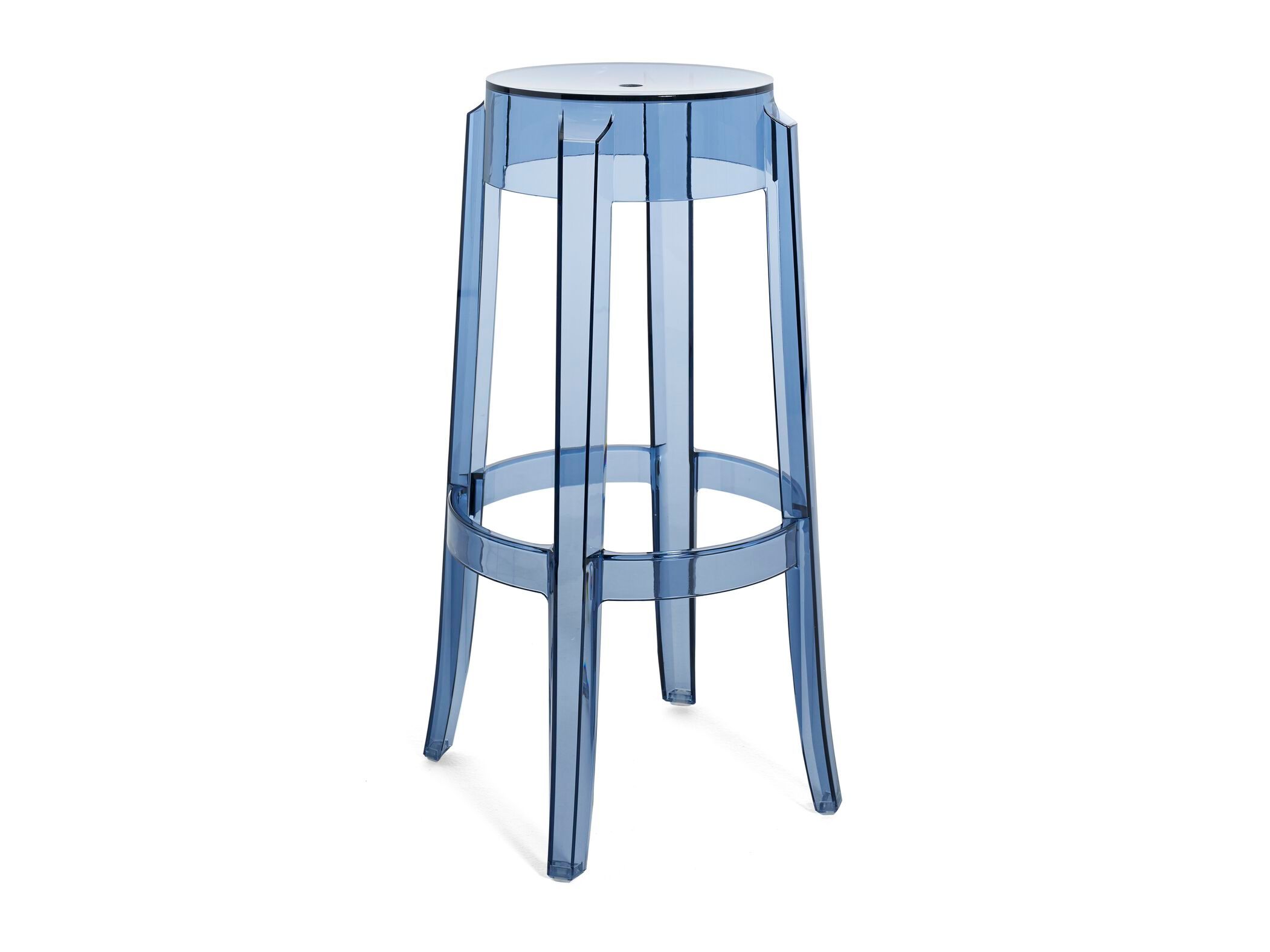 Высокий штабелируемый стул из поликарбоната с подставкой для ног Kartell CHARLES GHOST ARCH-00063123 - Вид №38