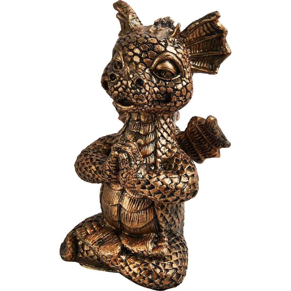 Santreyd Дракоша — садовая фигура из камня в бронзовом цвете 89341422 STLM-0958196