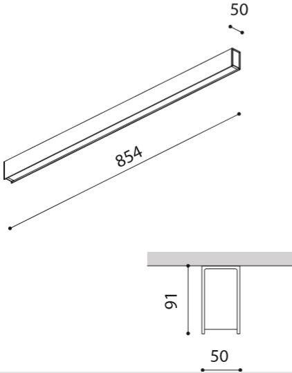 Arkoslight Алюминиевый светодиодный потолочный светильник Fifty custom sun-id-1356119 - Вид №12