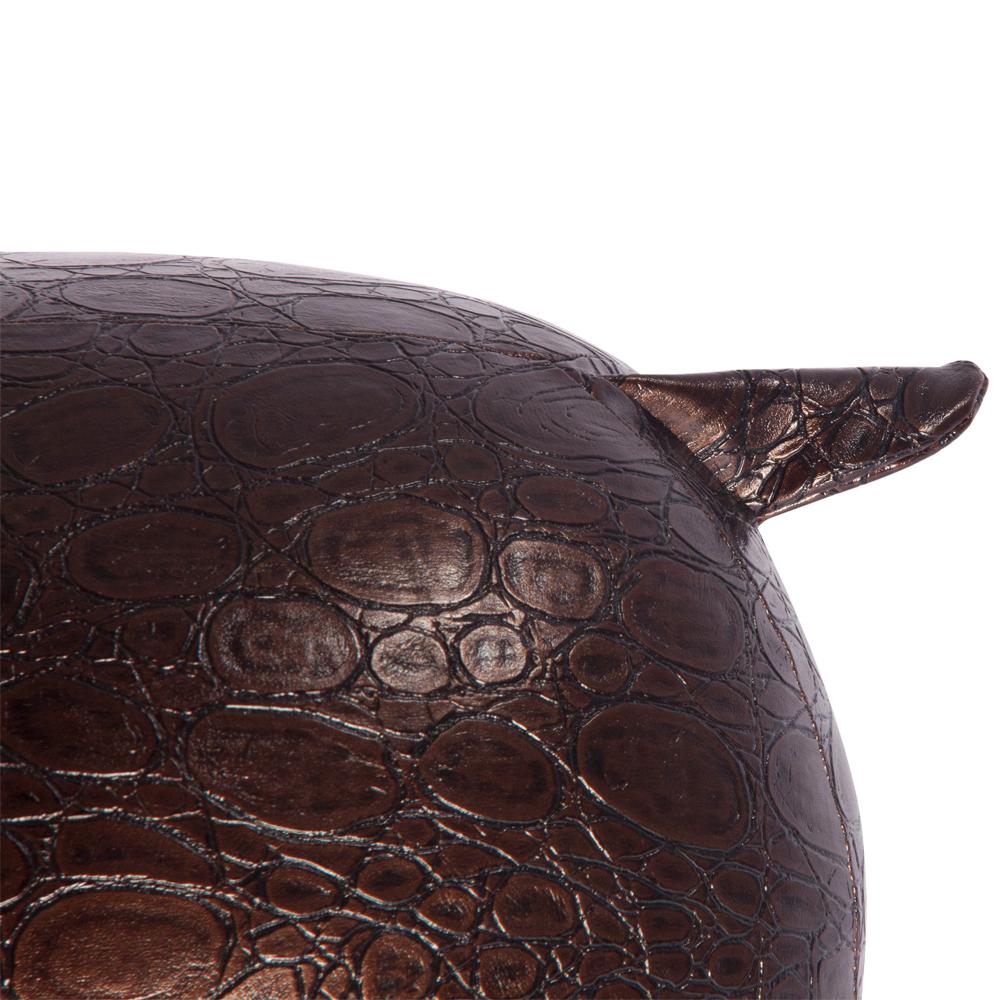 74128 Банкетка Пуф Бегемот средний Шоколад BOGACHO 4627138152607 - Вид №5