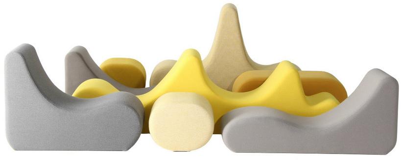 Verpan Пуф из мягкой ткани Welle sun-id-1493645 - Вид №2