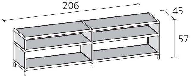 Alias Комод из метакрилата с раздвижными дверцами Sec sun-id-1359924 - Вид №2