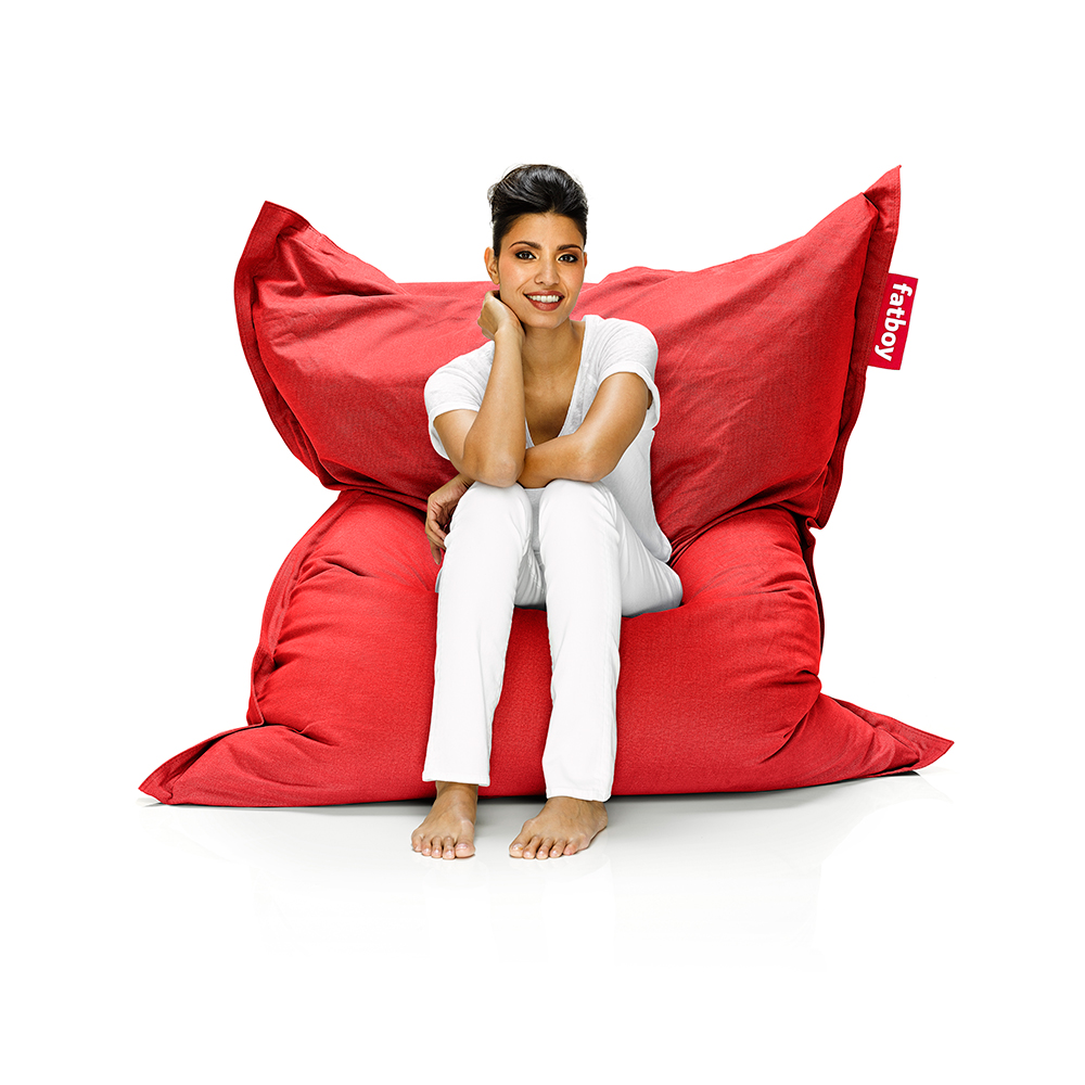 Кресло-мешок Fatboy the original красный меланж 102450 - Вид №1