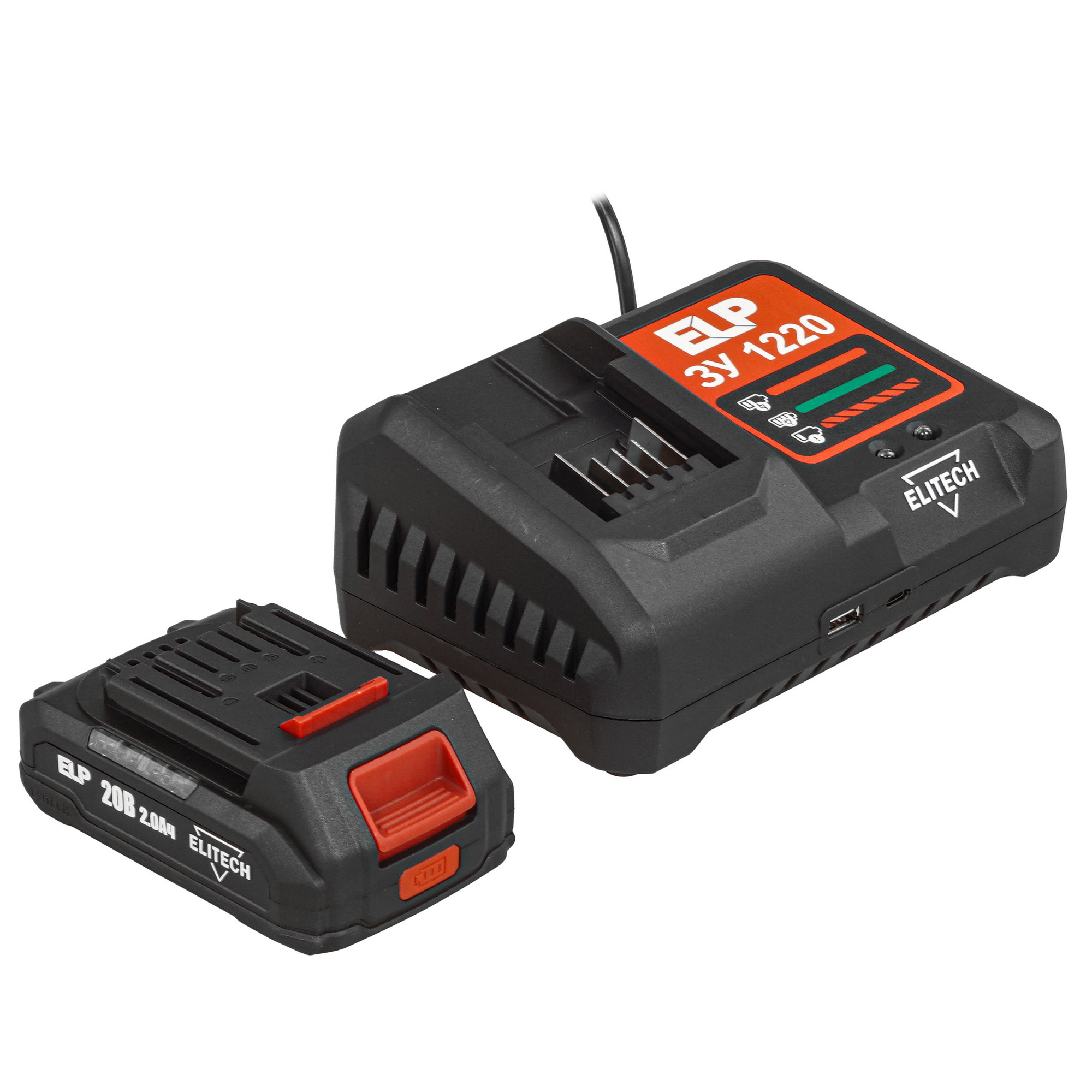 Дрель-шуруповерт Elitech ДА 20УБЛ2 9205807 STDN-0036827 - Вид №6