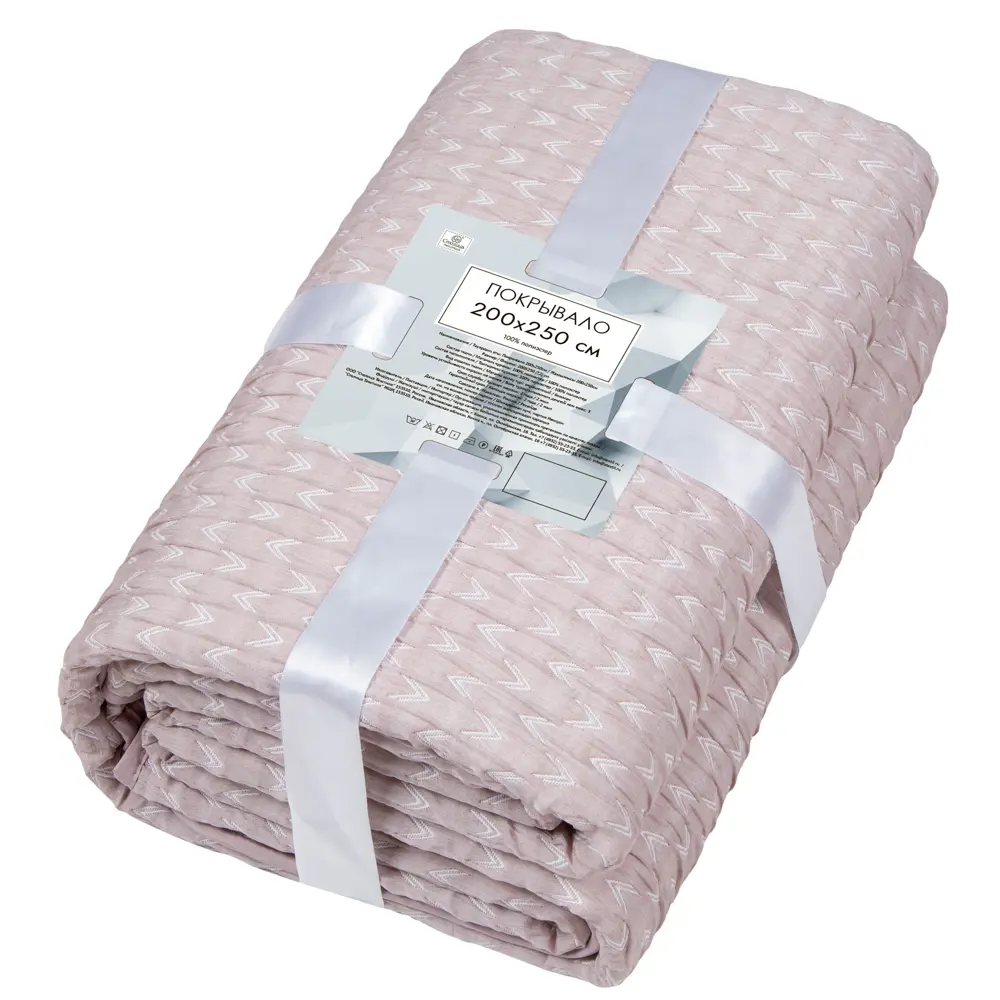 Покрывало Мона 200x250 см микрофибра цвет бежевый СТОЛИЦА ТЕКСТИЛЯ STLM-2095820