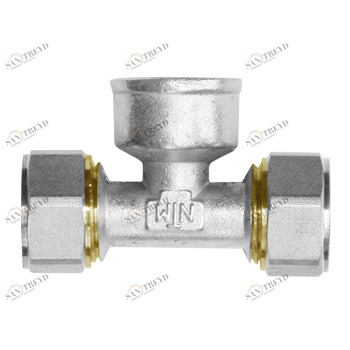 Тройник (вн. рез.) 16х1/2 МП NTM 215133