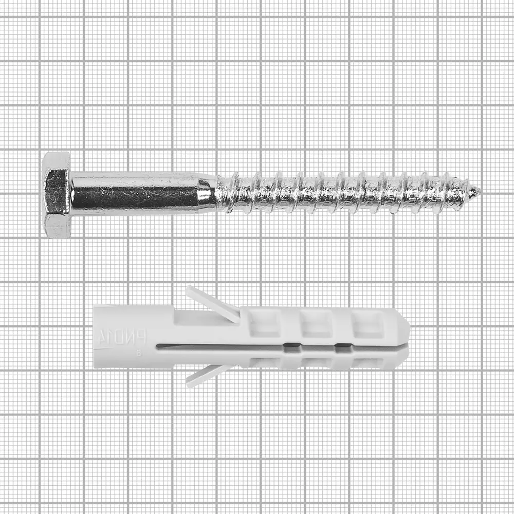 Дюбель распорный STANDERS PND 14×70 мм с шурупом для бетона и кирпича 83387781 STLM-1005107 - Вид №4