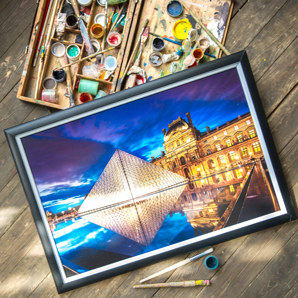 828197435_1818 Арт-постер «Пирамиды Лувра» Object Desire  - Вид №2