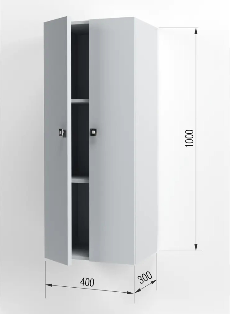 91168406 Шкаф подвесной Regent style светло-серый 40x100с м цвет светло-серый STLM-0507793