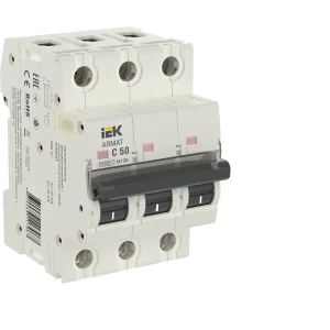 91093896 Автоматический выключатель Iek M10N 3P C50 А 10 кА AR-M10N-3-C050 STLM-1534403