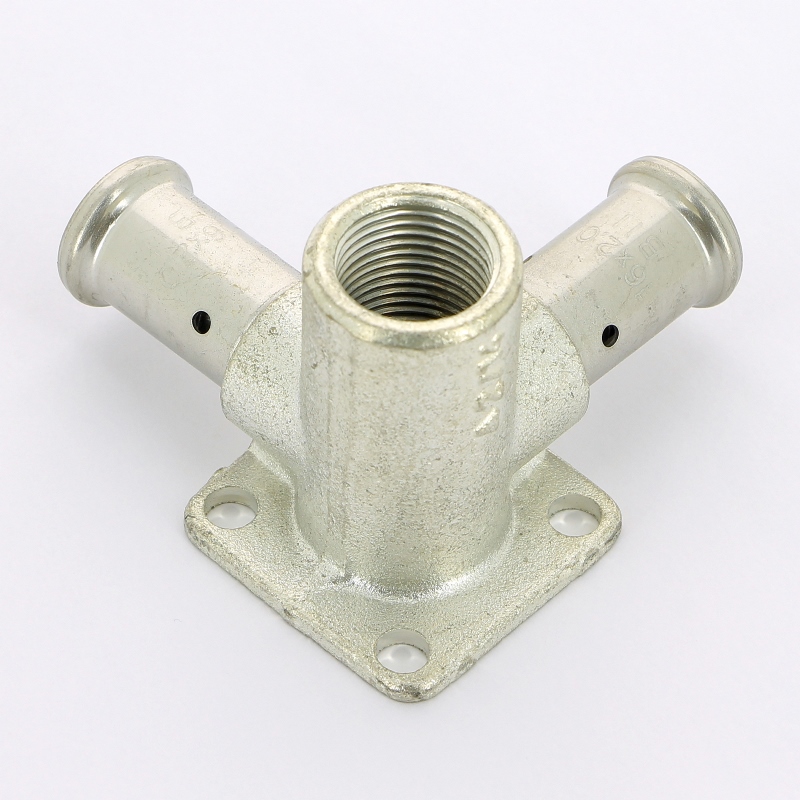 Водорозетка пресс-В проходная HENCO 16x1/2"x16 3P160416 - Вид №2