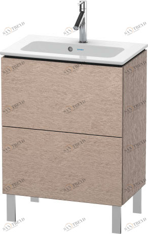 LC667301111 Тумбочка напольная компакт L-Cube #LC6673 620 x 391 мм Кашемировый дуб Duravit