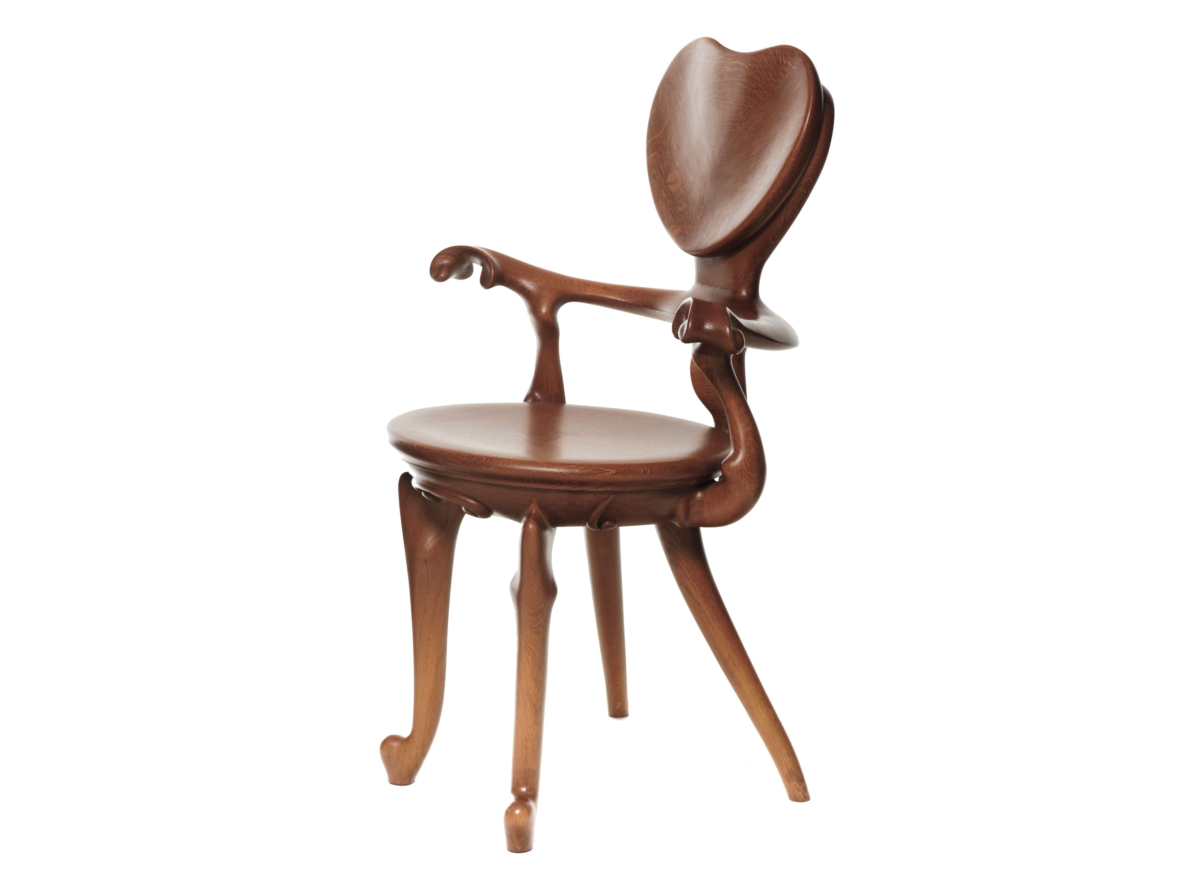 Стул из массива дерева с подлокотниками BD Barcelona ARCH-00142689