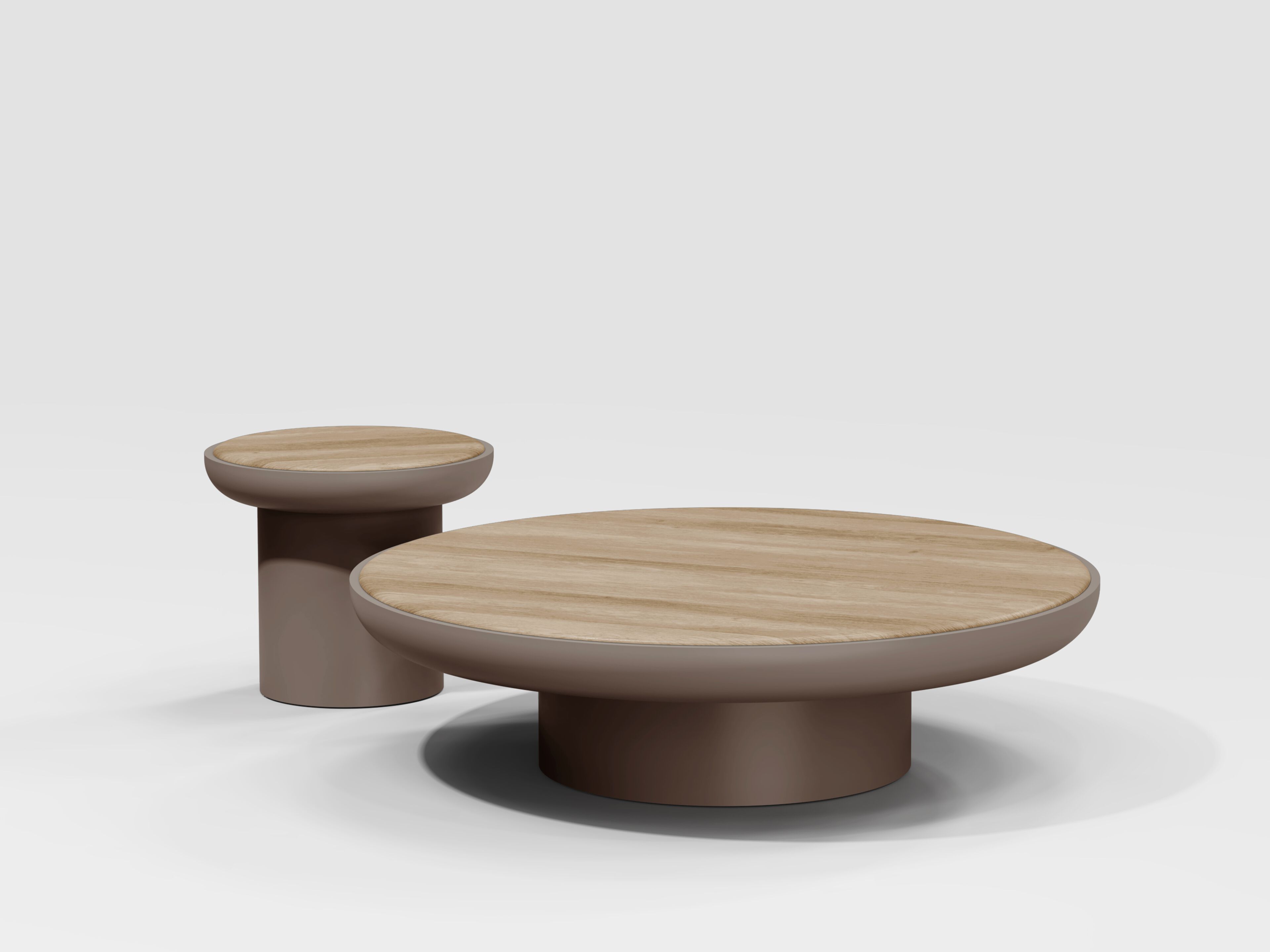 Низкий круглый журнальный столик Secolo ROMO ARCH-00111777 - Вид №6