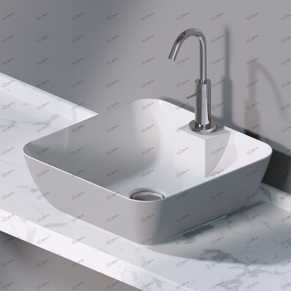 L606217 Накладная раковина на столешницу  прямоугольная A. e T. Italia ELITE AeT ITALIA