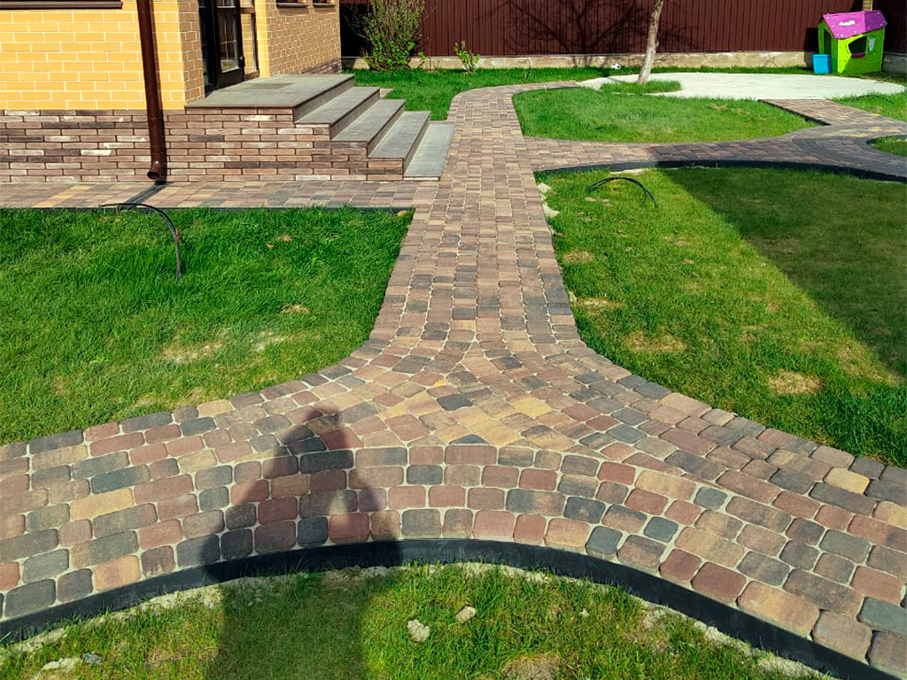 Бордюр "Стафф" 100 мм, длина 2 м ГеоПластБорд GPBST-25 - Вид №4