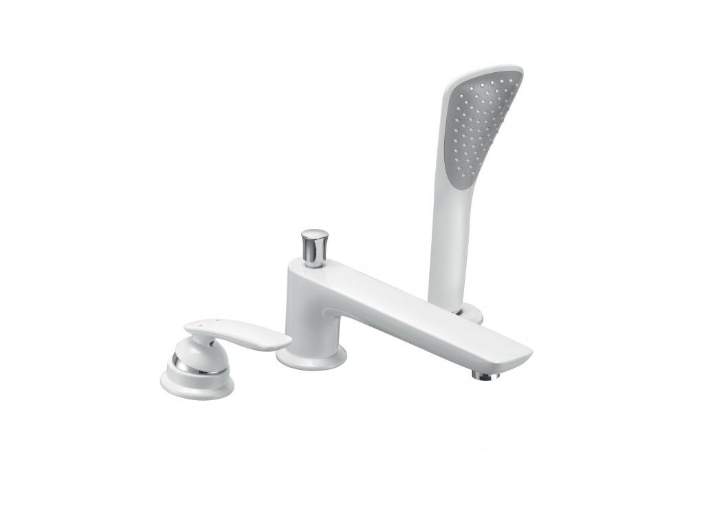 524479175 смеситель для ванны и душа DN 15 KLUDI BALANCE белый/хром 