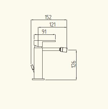 Смеситель MIGLIORE Kvant 25398 для биде sun-id-686014 - Вид №1