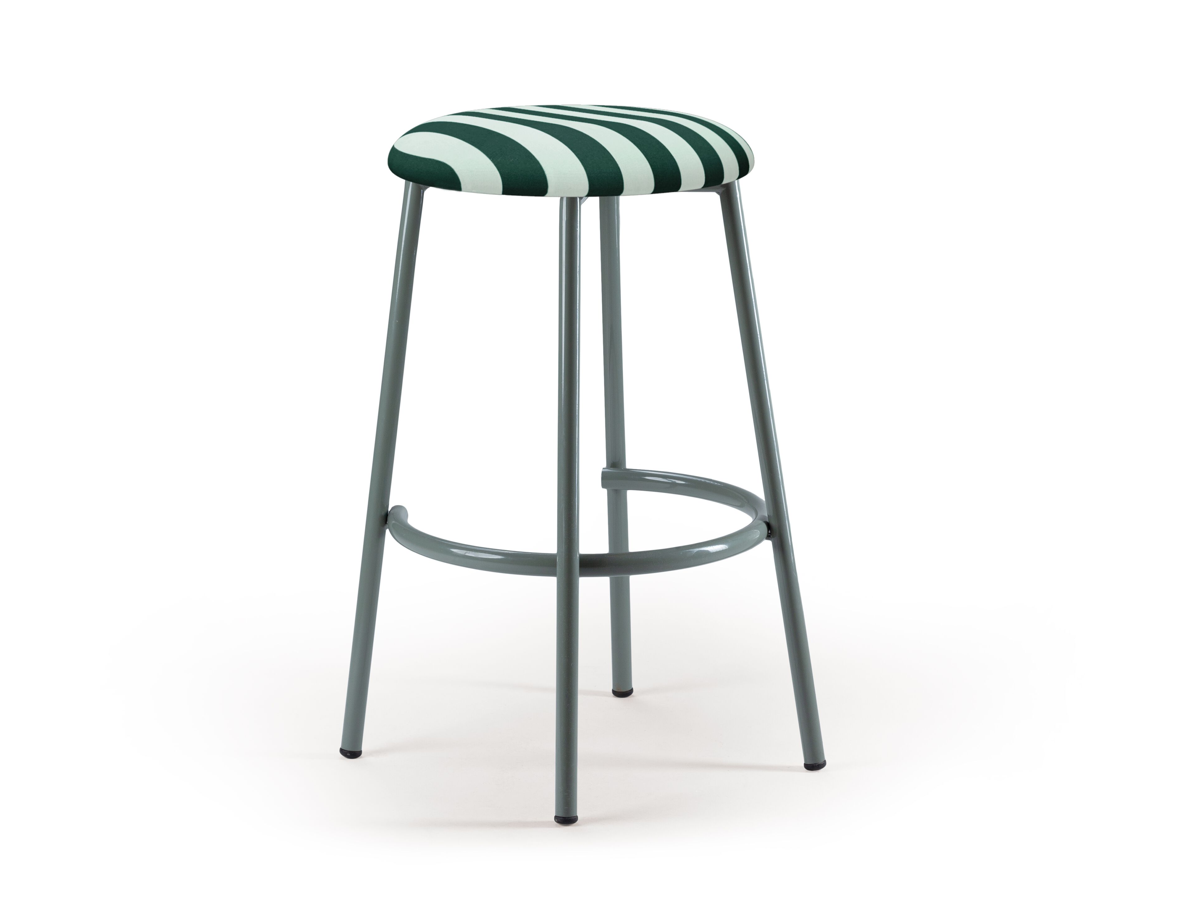 Высокий металлический табурет с подставкой для ног Mambo Unlimited Ideas Louise ARCH-00034858 - Вид №1