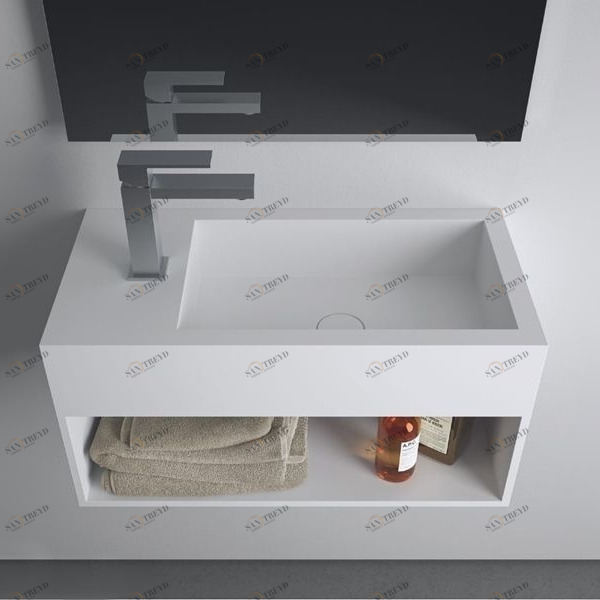 CUDX600 Подвесная раковина настенная овальная MOMA Design  белая 