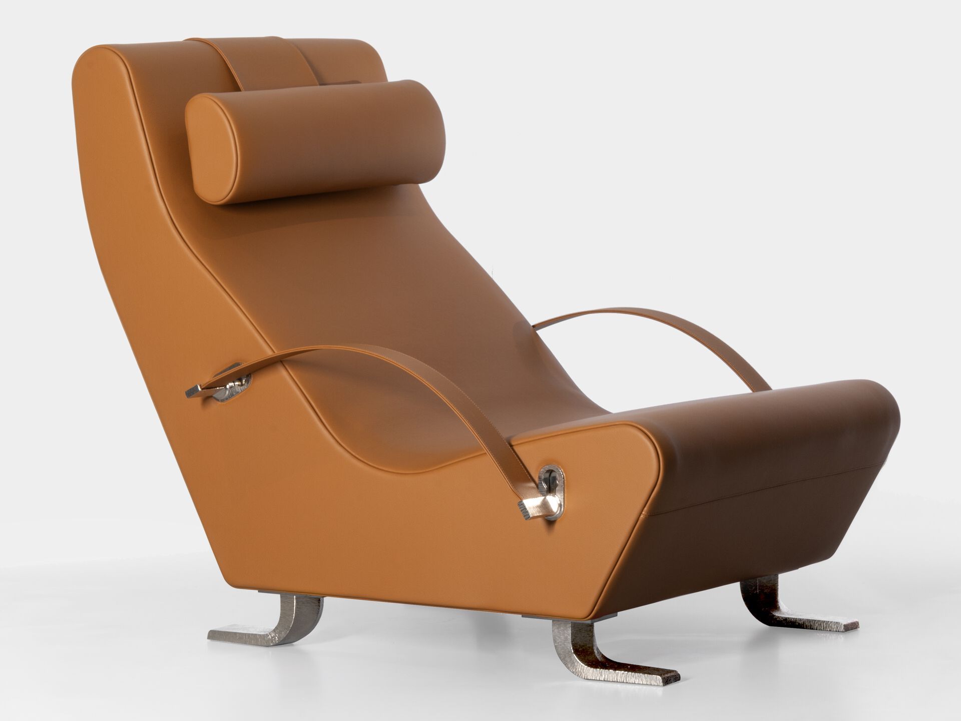 Кожаное кресло с подголовником Lorenzo Tondelli DUNE ARCH-00073621